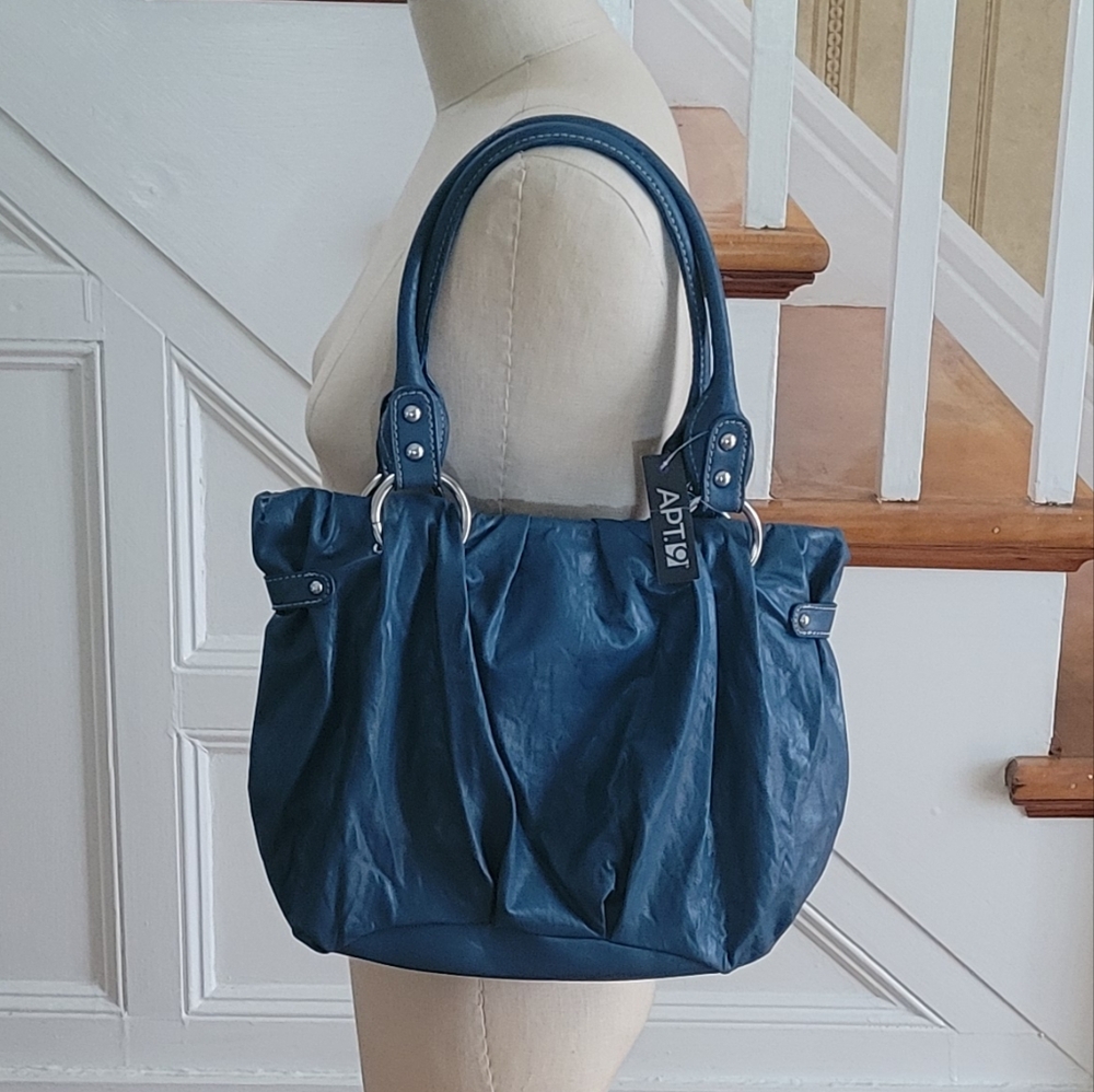 NWT APT 9 LAFAYETTE Turquoise Hobo Shoulder Bag